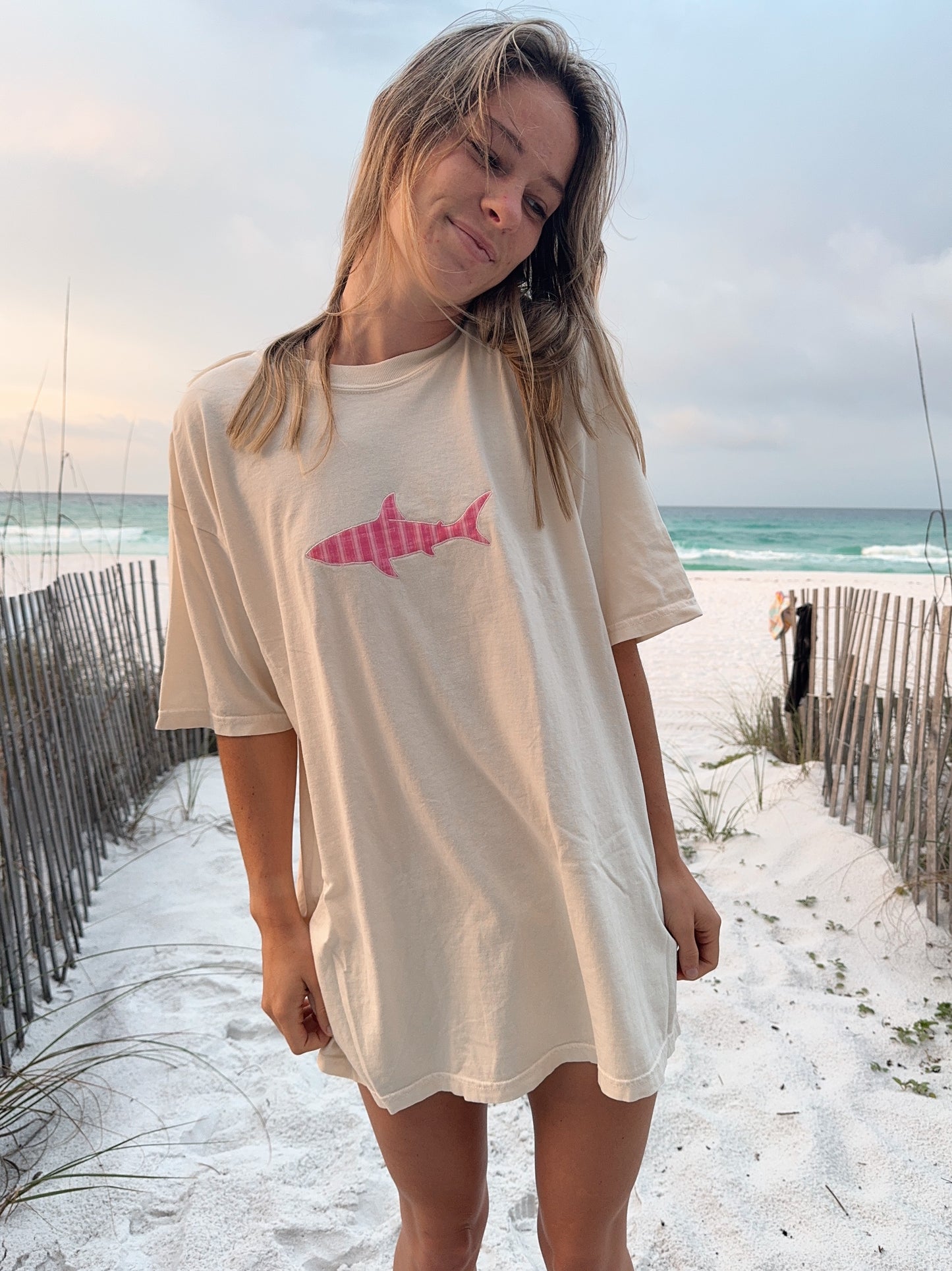 Stripe Great White Shark Tee * PRE-ORDER *