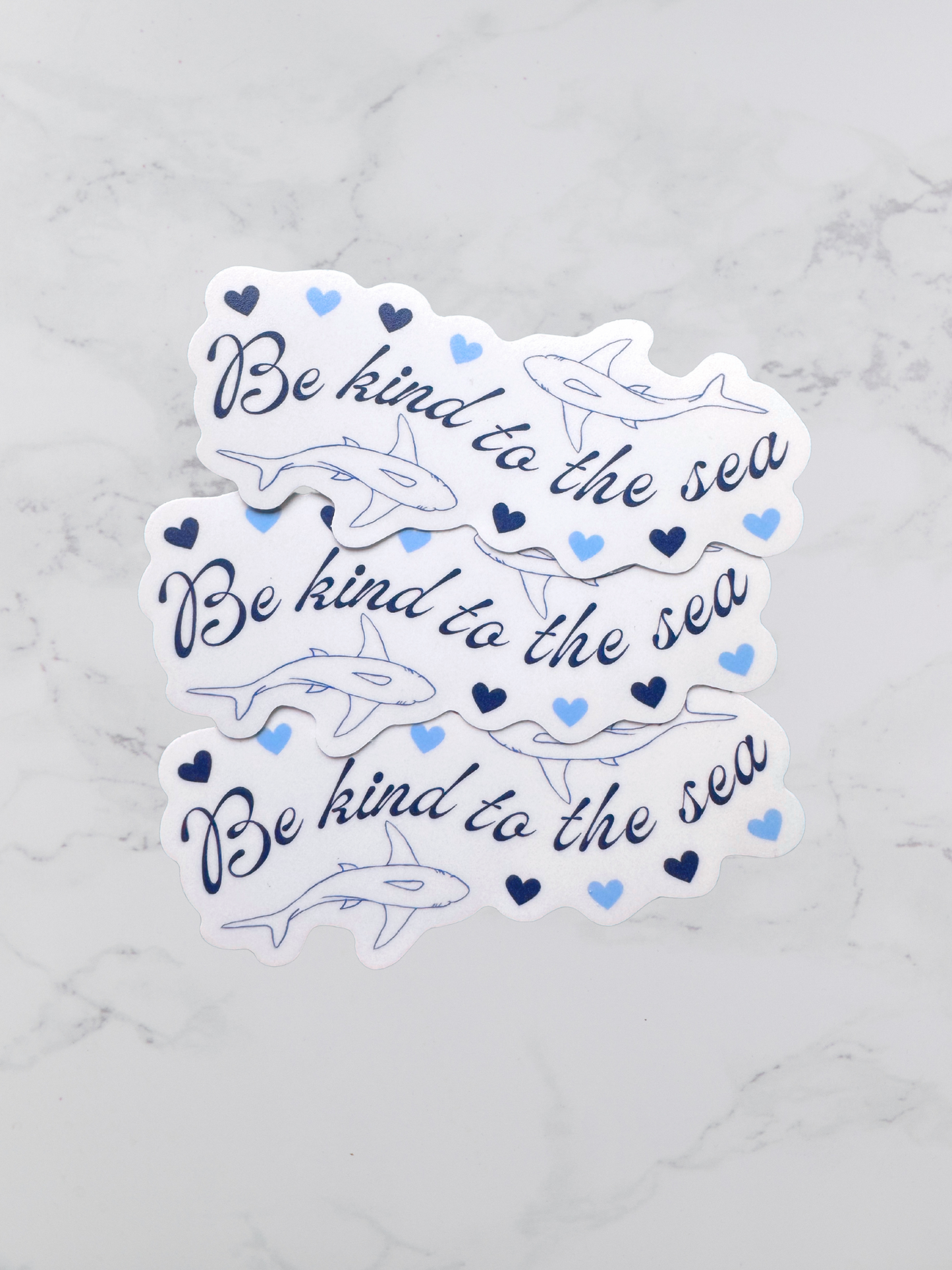 Be kind to the sea Sticker