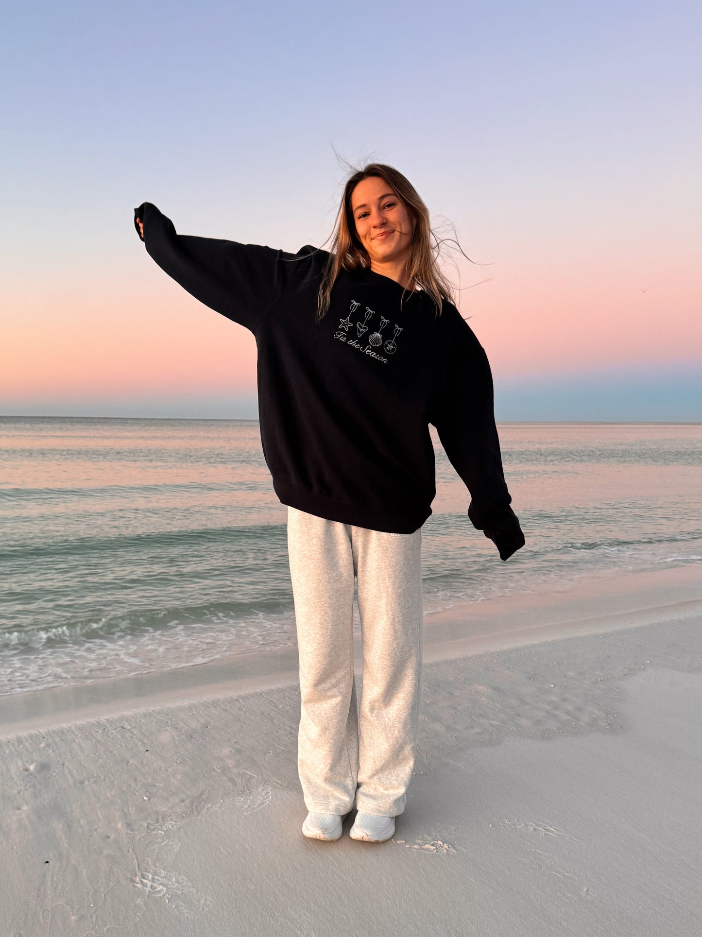 Tis the SEAson Crewneck - Navy