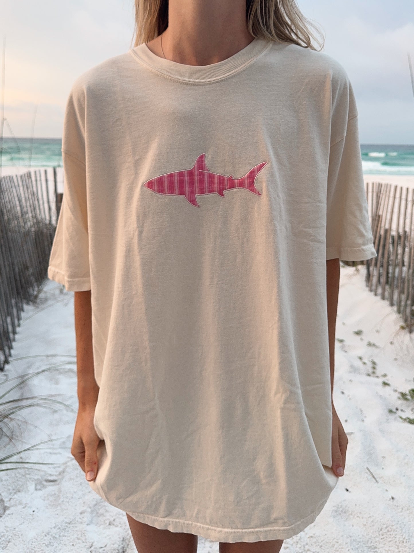 Stripe Great White Shark Tee * PRE-ORDER *