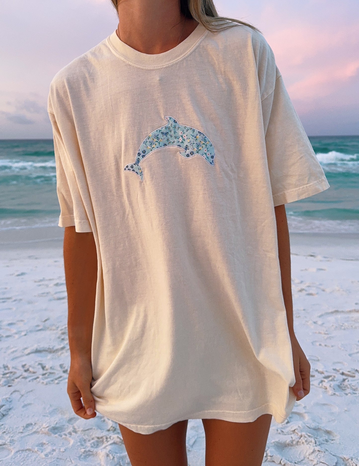 Floral Dolphin Tee * PRE-ORDER *