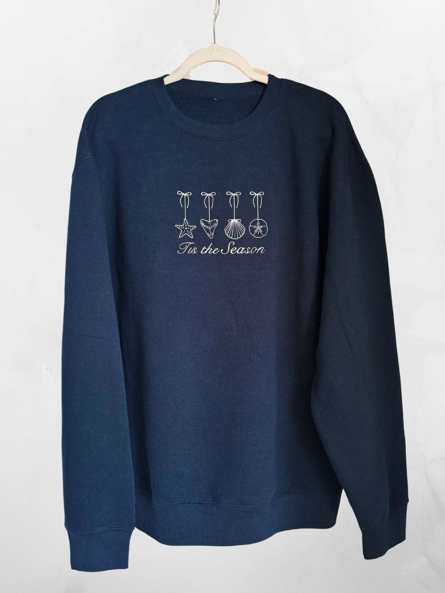 Tis the SEAson Crewneck - Navy