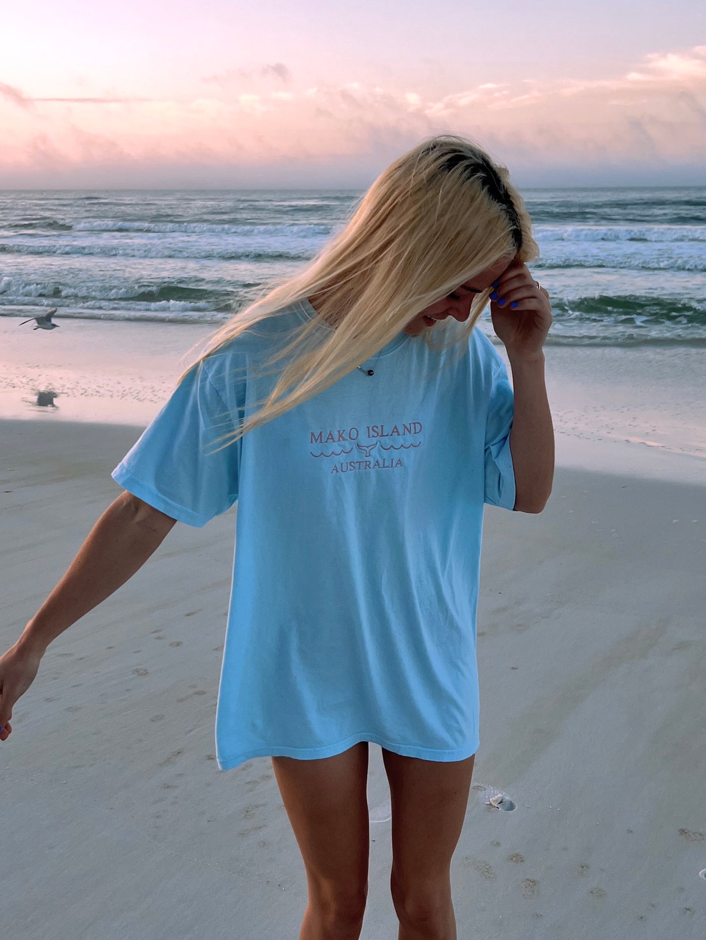 Mako Island Tee - Blue