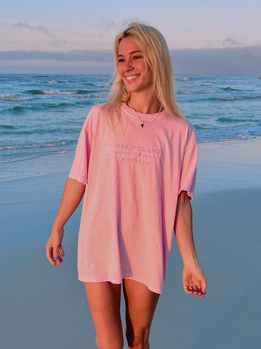 Mako Island Tee - Pink