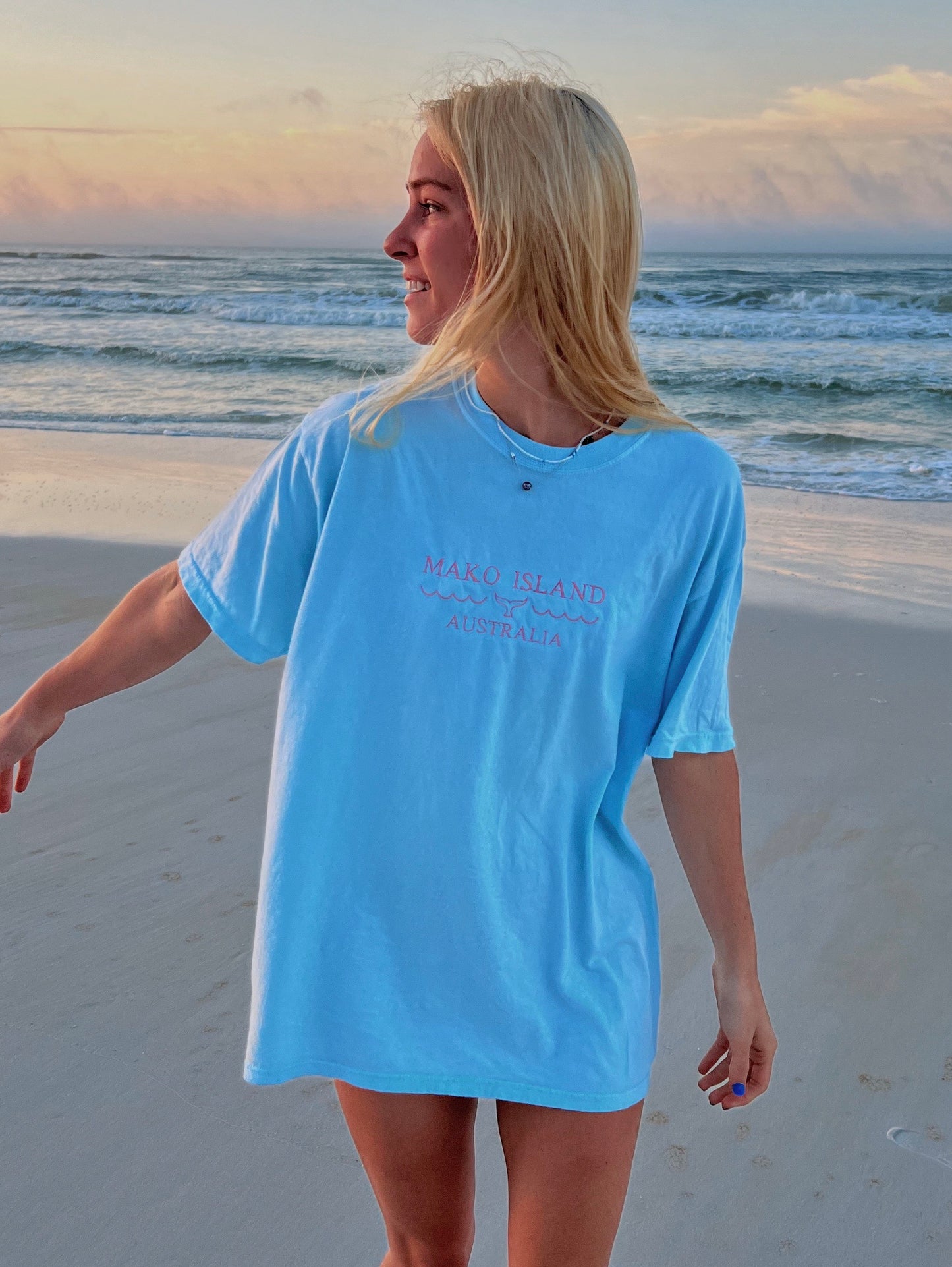 Mako Island Tee - Blue