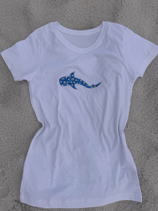 Floral Whale Shark - Women’s Tee * PRE-ORDER *