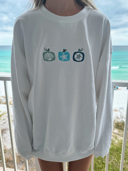 Coastal Pumpkins Crewneck