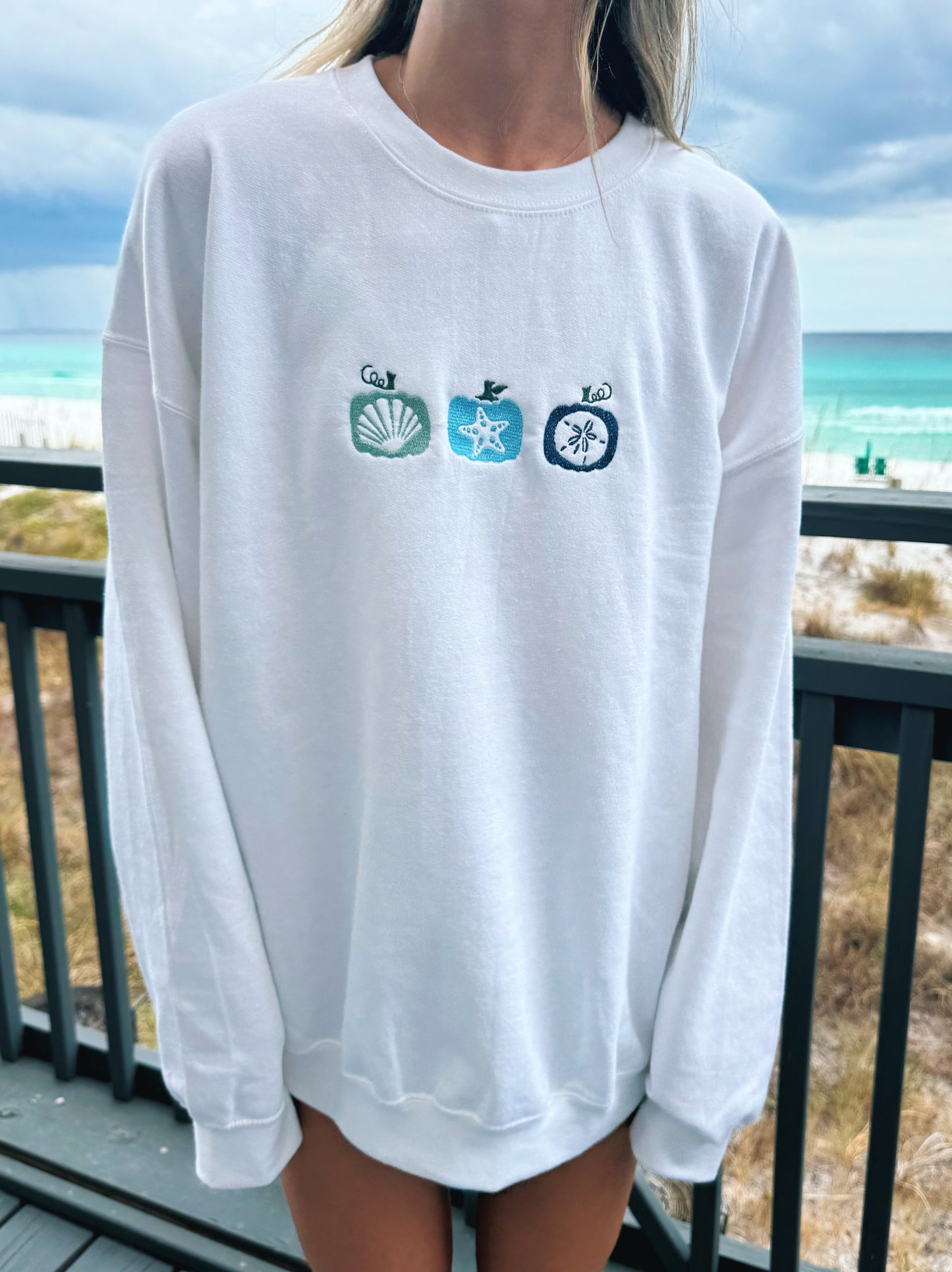 Coastal Pumpkins Crewneck